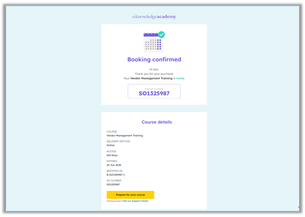 Access The Elearning Module ๐ How do I access my eLearning course after purchase?